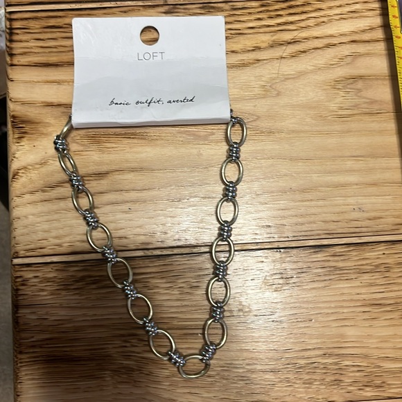 NWT Loft Two Tone Necklace - Picture 6 of 6
